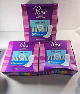 10036000514053 Kimberly-clark Corp. Poise Ultra Thin Incontinence Pads And Postpartum 4 Drop Modera