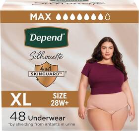 10036000542292 Kimberly-clark Corp. Depend Silhouette Adult Incontinence And Postpartum Bladder Leak Underwear For Wom