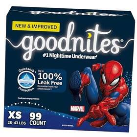 10036000544005 Kimberly-clark Corp. Nighttime Bedwetting Underwear Boysft Xs 28-43 Lb. Ct 3 Packs Of X-small 99