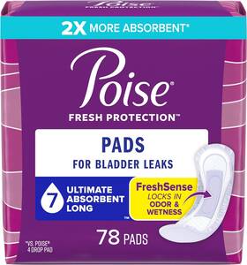 10036000549413 Kimberly-clark Corp. Poise Incontinence Pads And Postpartum 7 Drop Ultra Absorbency