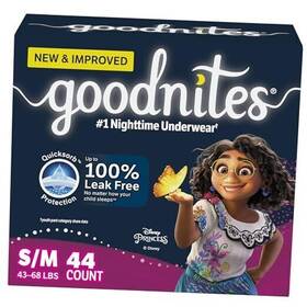 43529 Kimberly-clark Corporation Girlsft Nighttime Bedwetting Underwear Size S/m 43-68 Lbs Ct Small/medium 44