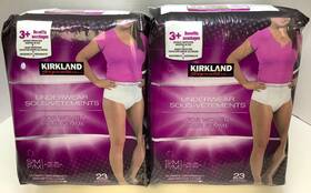 Kirkland Signature 096619160709 Womens Incontinence Underwear S/m 31 - 37 In 46 Count