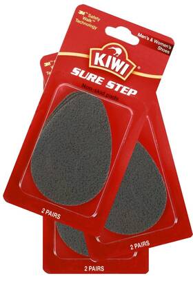 Kiwi 031600632612 Sure Step Non-skid Pads 3 Pack 6 Pair Beige
