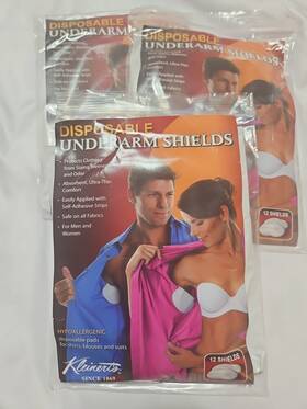 Mw-4900 Kleinerts 36 Piece 18 Pair Underarm Shields For Men And Women Disposable