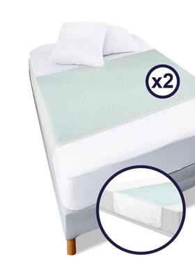 Kmina 436584362890 Mattress Protector For Bed Wetting Full X2 Units Washable Pads F