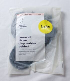 Fk502bos Knix Womens Reusable Snap Leakproof Pad 3-pack Dm3 Black One Size Nwt Fk502bos Knix Womens Reusable Snap Leakproof Pad 3-pack Dm3 Black One Size Nwt