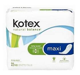670596 Kotex U By Security Maxi Feminine Pads Heavy Absorbency Super Long White