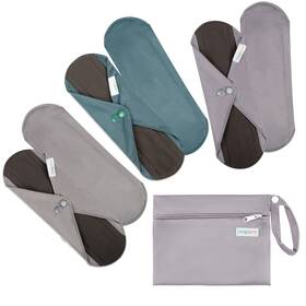 L3-wsd-hzq-s Langsprit 7pcs Set 1 Pc Mini Wet Bag 6pcs Absorbent Small Pack Of 7 Morandi-1