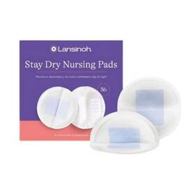 Lansinoh Laboratories 044677202602 Stay Dry Nursing Pads Maximum Absorbency 36 Count