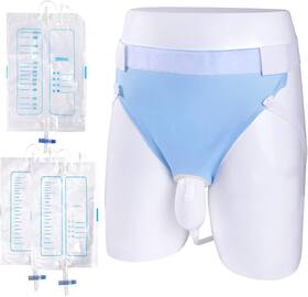Lefeke 313040825879 Urine Collection Bag Condom Catheters For Men Reusable Portable Wearable Urinary