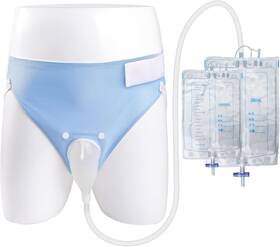 Lefeke 705353493058 Wearable Urinal For Men Protable Male Urine Collection Bag Reusable Silicone Uri