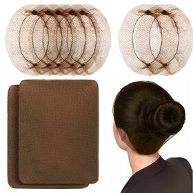 Lbr-z-367 Leobro Light Brown Hair Nets 24 Inch Invisible Nylon For Women And Men