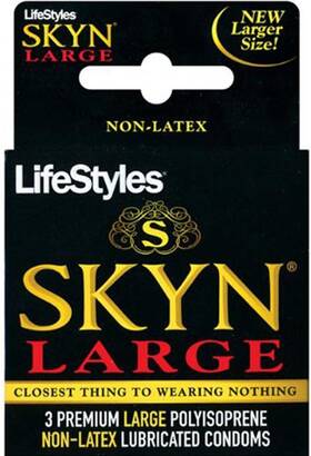Lifestyles R7403 Skyn Large Non-latex 3 Count