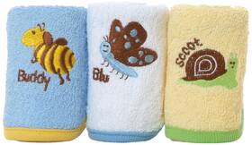 Little Twig 899947000248 Triple Pack Washcloth