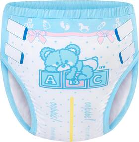 La01-lb-dc306b-m Littleforbig Soft Silky Underwear Comfortable Washable Reusable Adult Training P