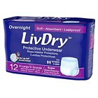 Liv012sbag Livdry Adult Diapers Protective Incontinence Underwear Super Absorbent 892684001141
