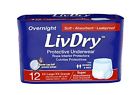Liv048sxxl Livdry Protective Incontinence Adult Overnight Underwear Xxl Count