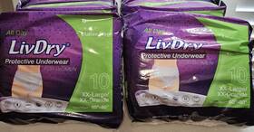 Livdry 892684001882 40 Protective Underwear For Women Ultimate Absorbency Day Or Night Xxl