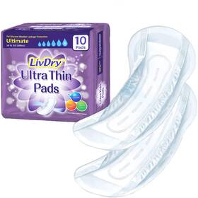B07s63r92p Livdry Incontinence Ultra Thin Pads For Women Leak Protection And Odor