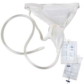 Lolicute 192240412801 Urinal Pee Holder Urine Bag Collector 1000ml Portable Wearable Collection