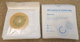 11c-1887-o Lotfancy 10x Adhesive Skin Barriers With Non-woven Border For Two-piece System