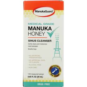 Uk0019 Manukaguard Medical Grade Manuka Honey Sinus Cleanser Nasal Spray 0.65