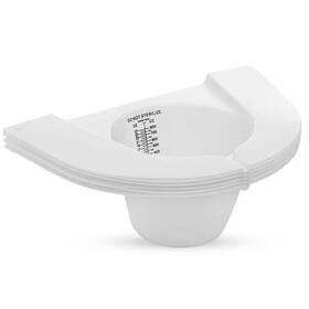 Cms-106 Maxicare Specimen Collection Pan Pack Of 5 Frosted Urine Measuring Container With