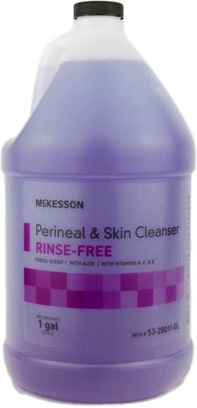 53-28011-gl Mckesson Perineal Wash Rinse-free Fresh Scent Liquid Skin Cleanser 1 Gal Jug