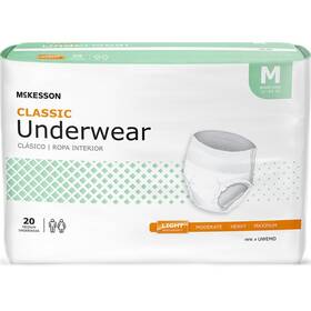 Mckesson 612479190368 Adult Disposable Pull On Up Underwear Diapers M Light Absorbency 80 Ct