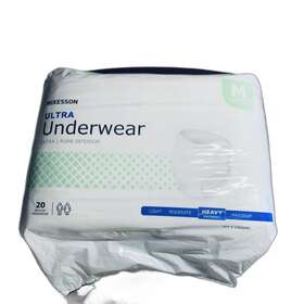Mckesson 612479190528 Adult Disposable Pull On Up Underwear Diapers M Heavy Absorbency 20 Ct