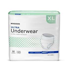 Mckesson 612479190559 Uwbxl Disposable Underwear X-large Heavy Pk 56