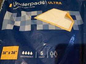 Mckesson 612479190818 Underpad Ultra 36x36 Bag Of 5