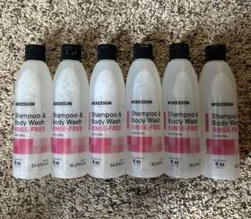 Mckesson 612479191754 Shampoo And Body Wash Rinse-free Light Floral 8 Oz X6