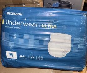 Mckesson 720843925987 Ultra Adult Absorbent Underwear Pull On Medium - Bag Of 20 1 Pack