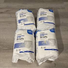 Mckesson 724235185768 Ultra Plus Bariatric Brief Tab Closure 3xl Case Of 32 Briefs Lot 4