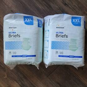 742323-cs Mckesson 24 Ultra Heavy Absorbent Adult Disposable Brief Diapers Xxl Tab Closure