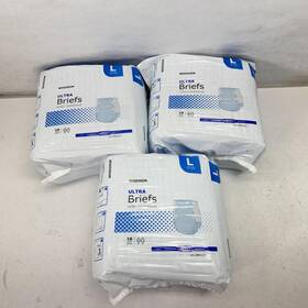89-854-58 Mckesson Ultra Briefs Large Heavy Absorbency 54 Total Adult Diapers 45-58 In Usa