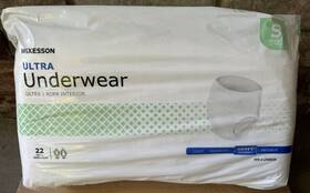 Mckesson Brand 612479190474 Ultra Incontinence Underwear Heavy Absorbency Small 44 Count 2x22