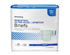 Eb-973140 Mckesson Ultra Unisex Adult Incontinence Brief 3x-large Disposable Bag Of 20