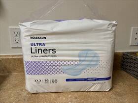 Linerhv-34 Mckesson Incontinence Liner 27-1/5 Inch Length Contoured 20 Ct