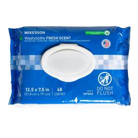 Wpw48 Mckesson Personal Cleansing Wipe 7.5 X 12.5 Inch 6 Pack 288 Wipes