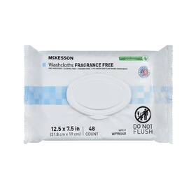Wpwu48 Mckesson Personal Cleansing Wipe 7.5 X 12.5 Inch 12 Pack 576 Wipes