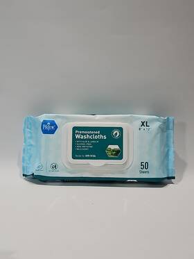 Med Pride 352410901065 Medpride Disposable Premoistened Washcloths - Non Irritating Mild Scent
