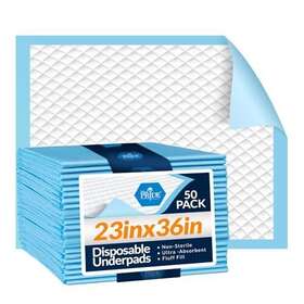 Med Pride 352410905056 Medpride Disposable Underpads 17 X 24 100-count Incontinence Pads Bed Cov