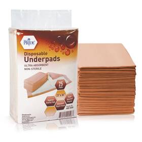 Med Pride 352410905087 Disposable Underpads 23 Inch X36 Super Absorbent Incontinence Pads For Adult