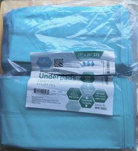 Mpr-90503 Med Pride Medpride Disposable Underpads 17 X 24 100-count Incontinence Pads Bed Cov