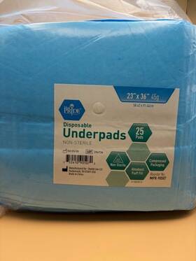Mpr-90507 Med Pride Disposable Underpads 23ftft X 36ftft - 25 Pads/pack