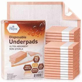 Mpr-90508 Med Pride 23x36in Disposable Adult Underpads Super Absorbency Leakproof 50 150ct