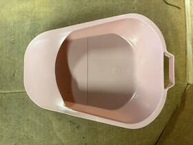 H102-05 Medegen Lot Of 3 Fracture Bedpan Qty3 34oz Pink Usa Made Bedpans New U21