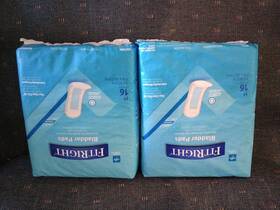 Medline 080196759654 Fitright Bladder Pads 16-ct X2